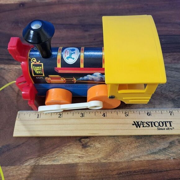 Fisher-Price Toot Toot Engine Pull Toy FP 1989 No. 6575 Limited Edition  NEW - Picture 16 of 16